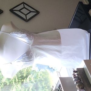 𝅺la Senza Satin Chemise Bra Top Lingerie White Size Small